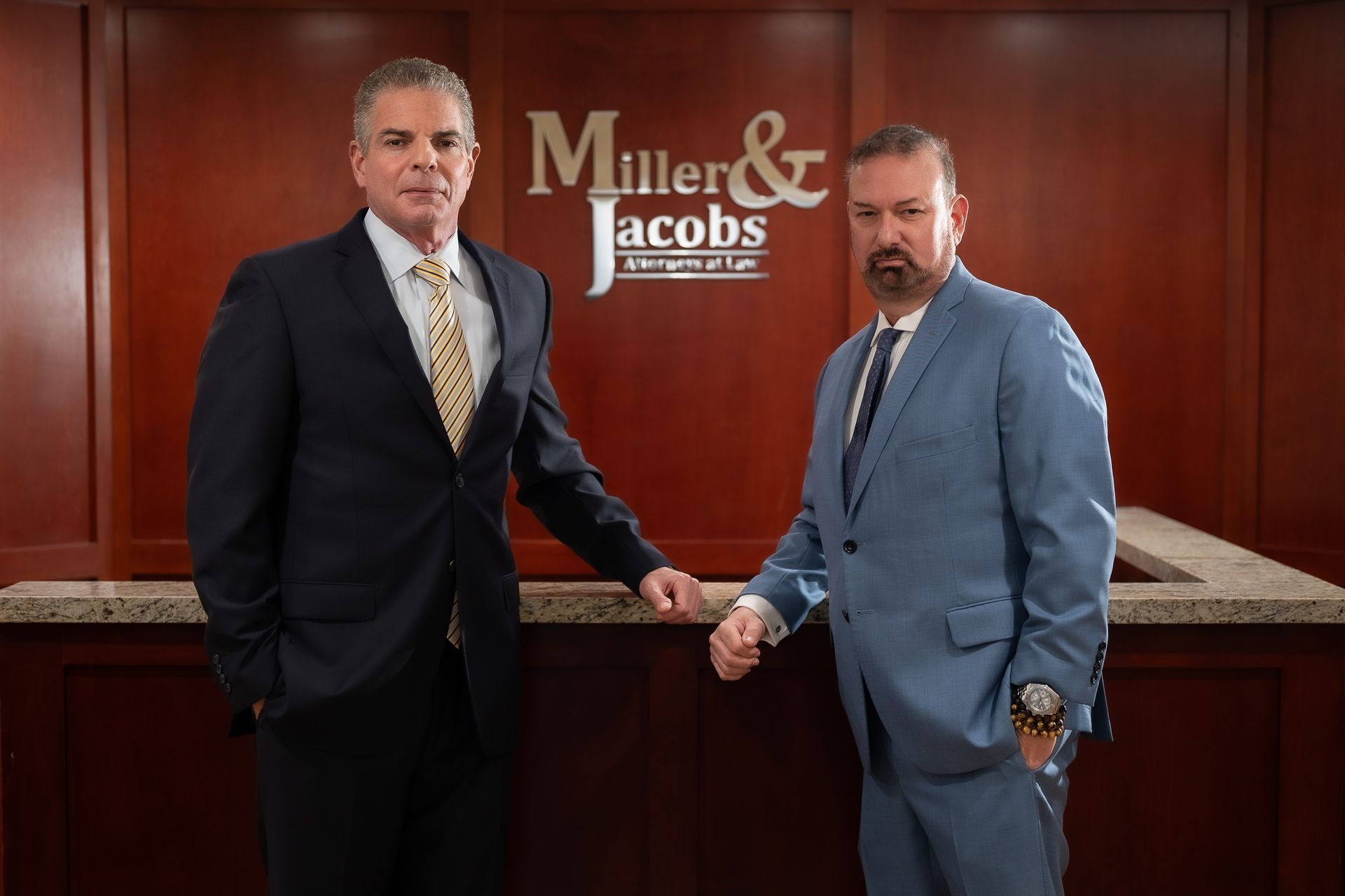 Mark Miller, Rick Jacobs, Law Office, Suits
